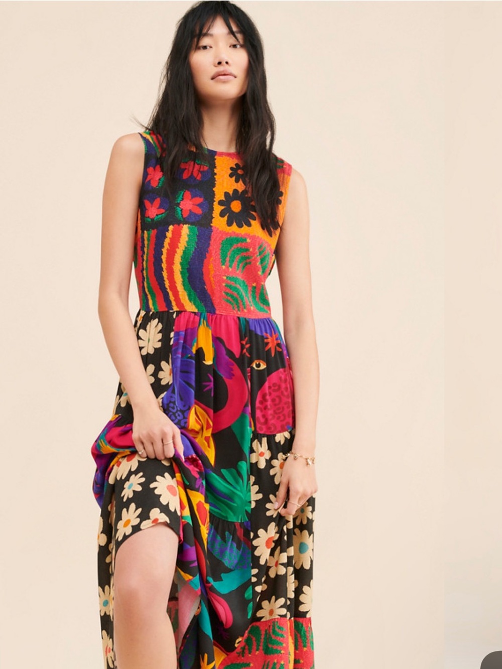 Farm Rio Pop Print A-Line Dress XL - Picture 7 of 16